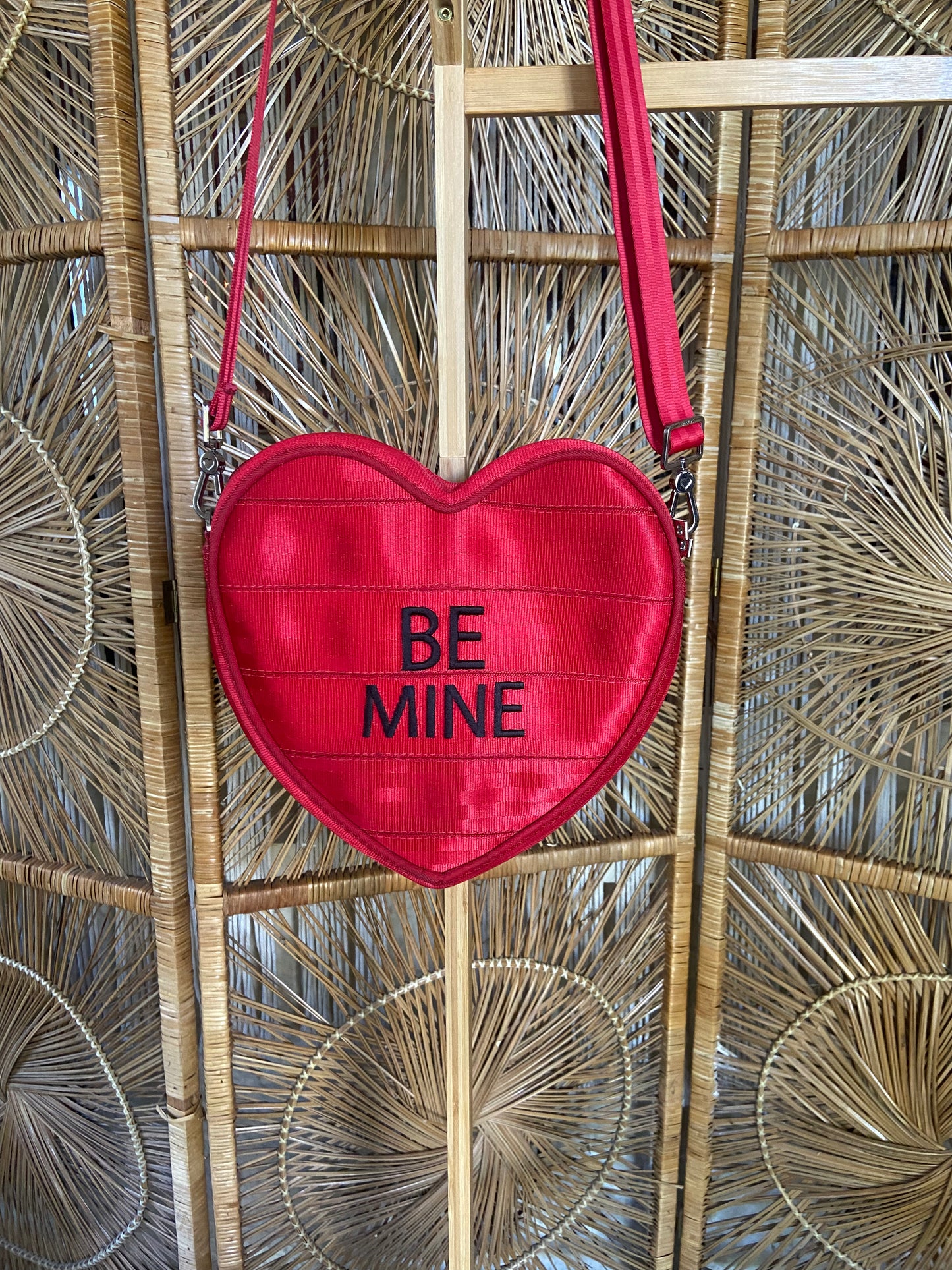 Rare Harvey "Be Mine" Seatbelt Crossbody/ Backpack