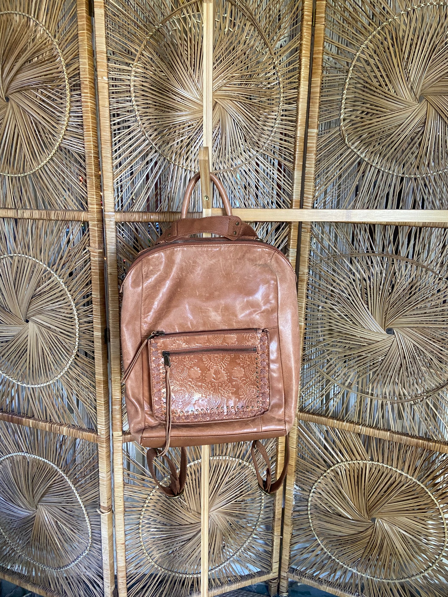 The Sak Loyola Leather Convertible Backpack