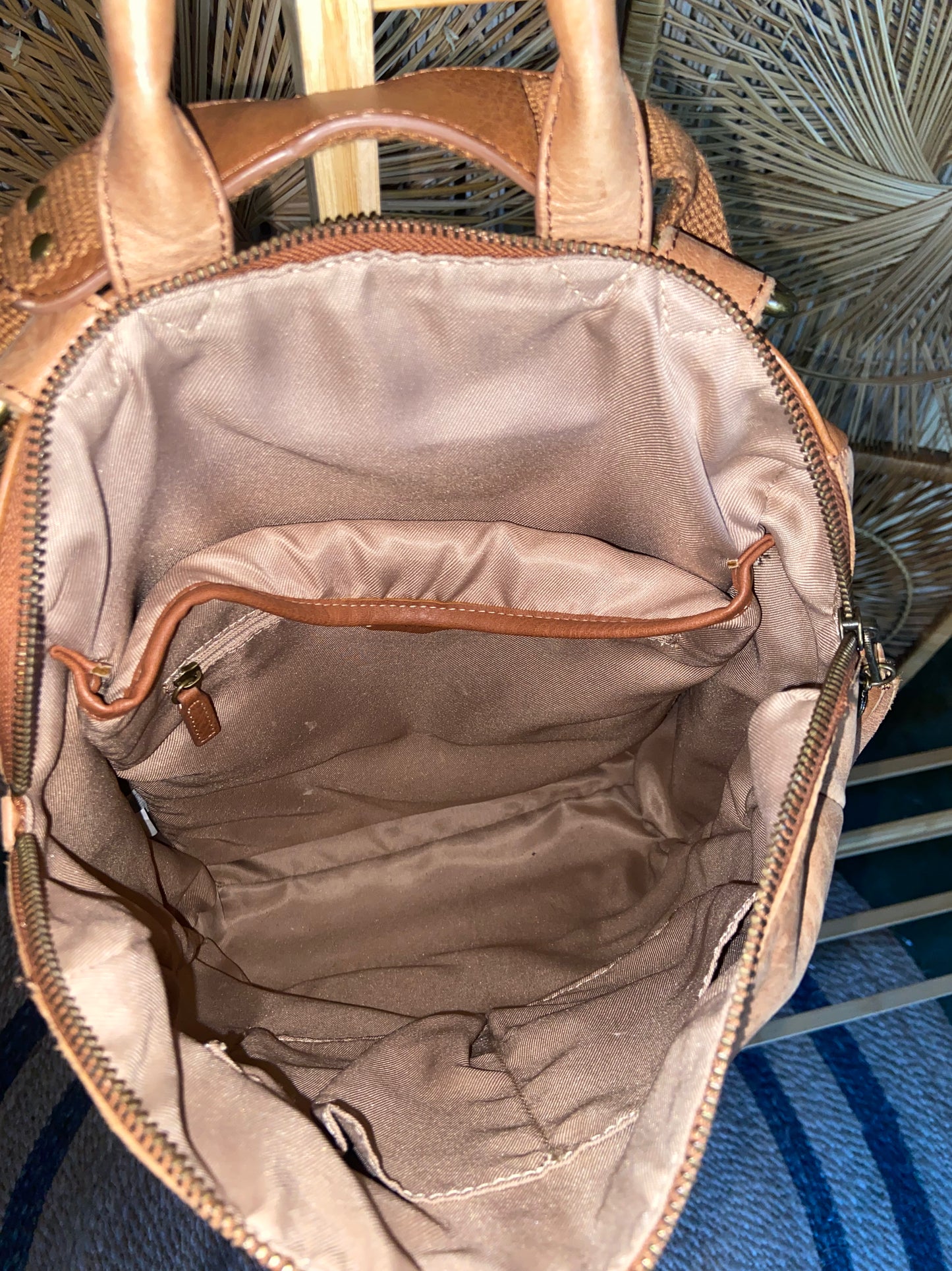 The Sak Loyola Leather Convertible Backpack