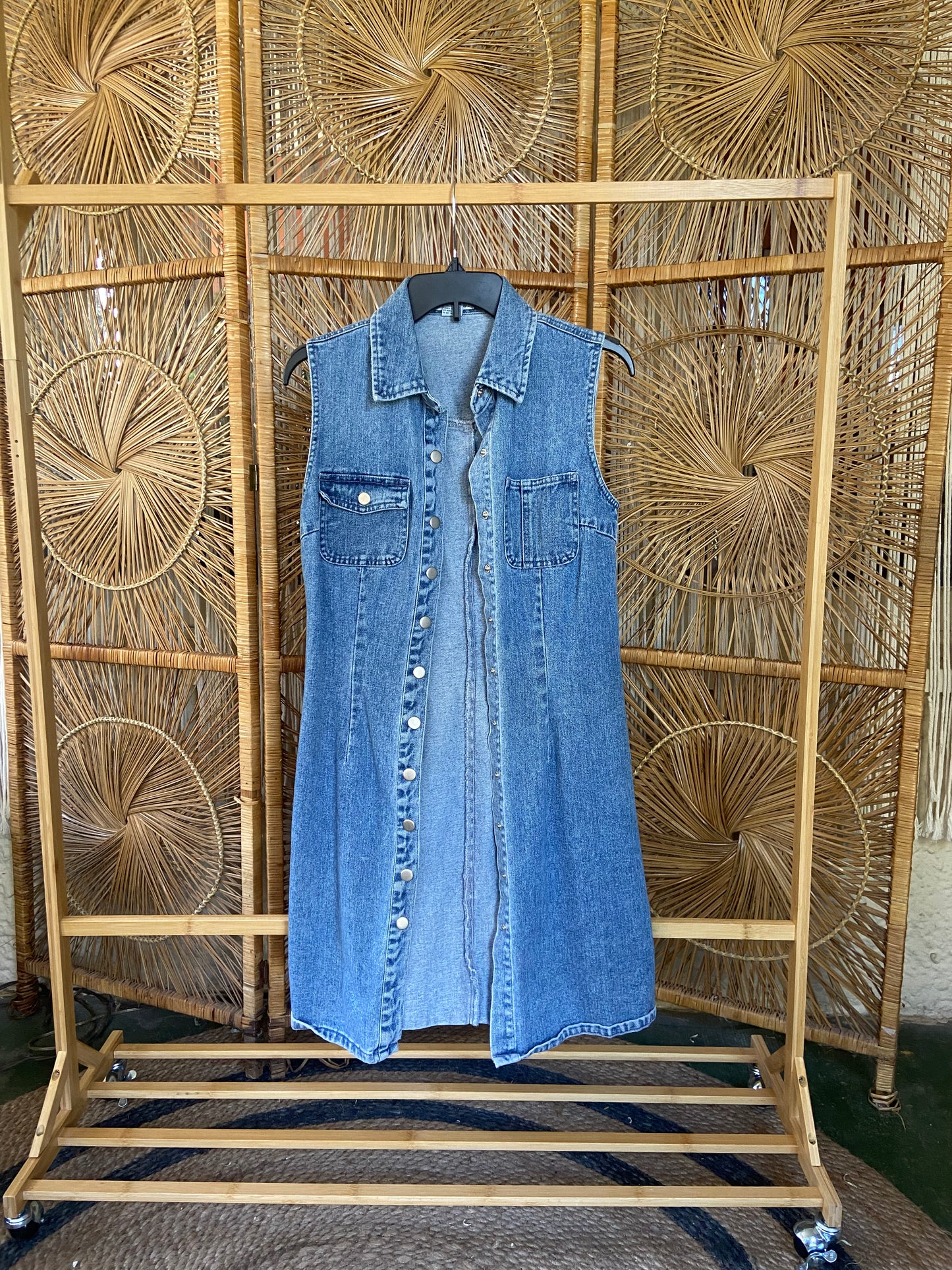 Vintage Jeanology Long Jean Vest/Dress