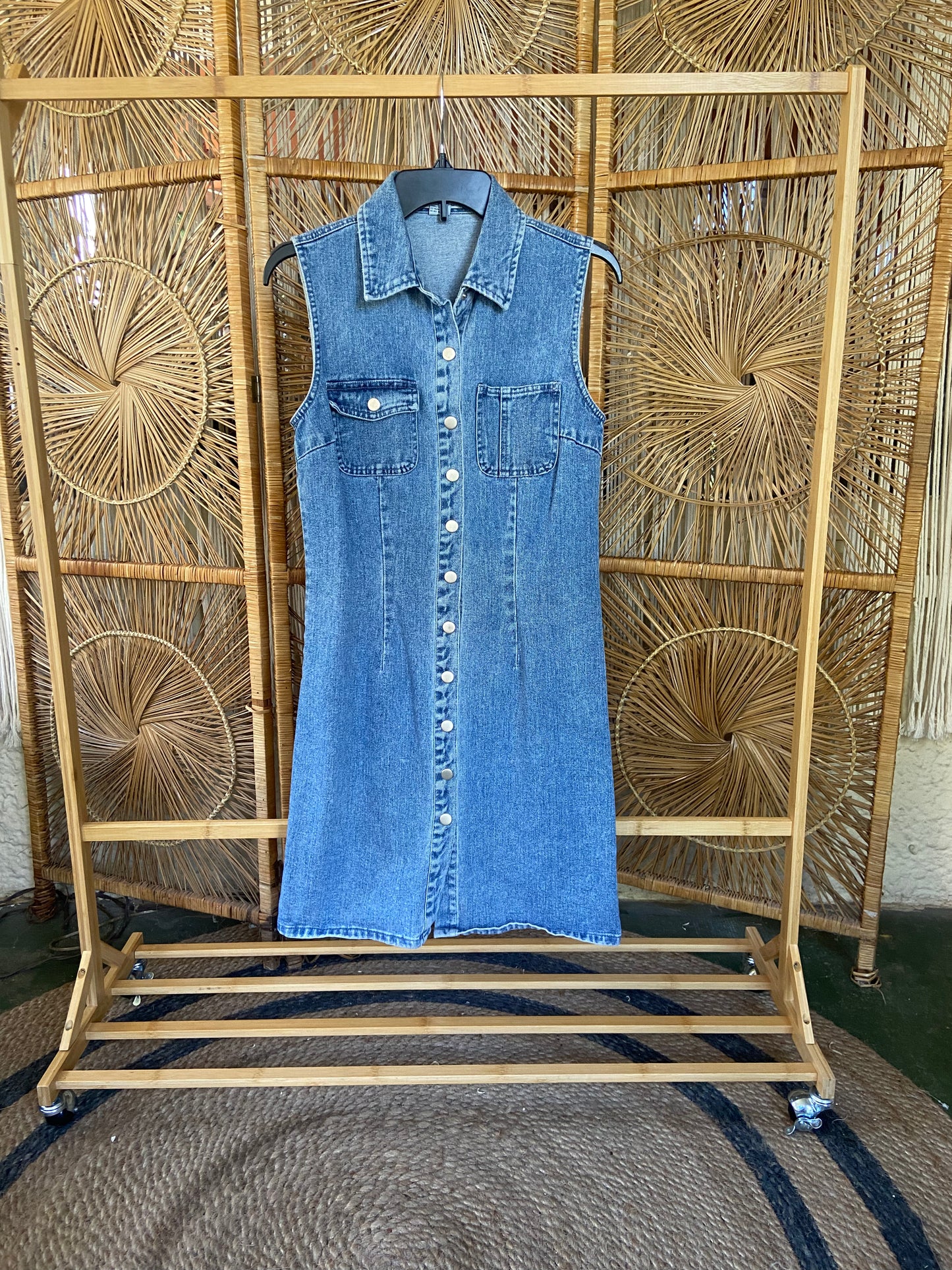 Vintage Jeanology Long Jean Vest/Dress