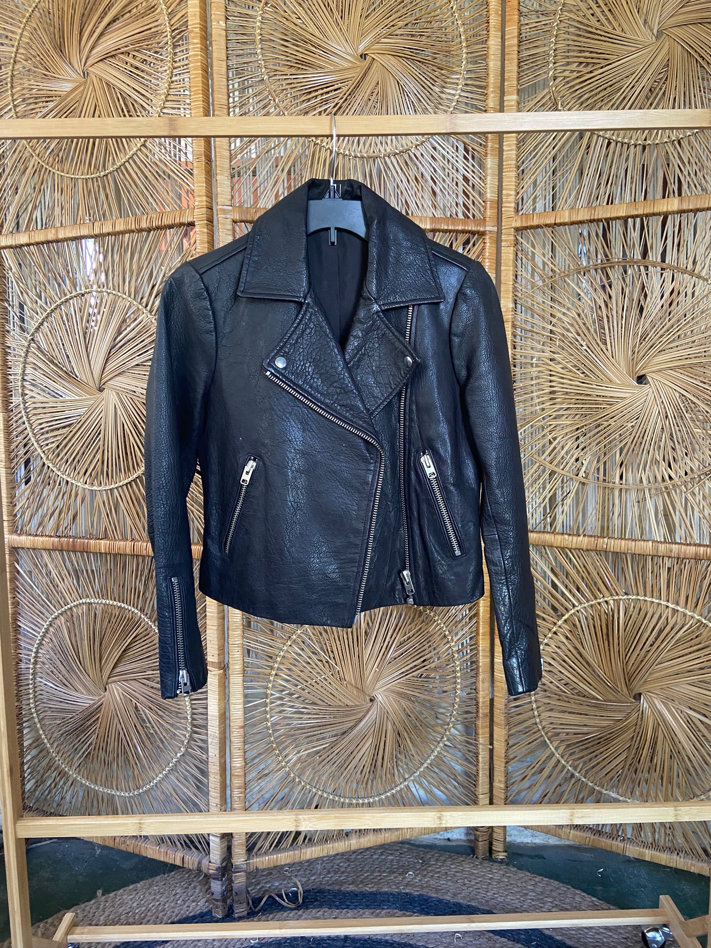 Topshop Women's Leather Jacket