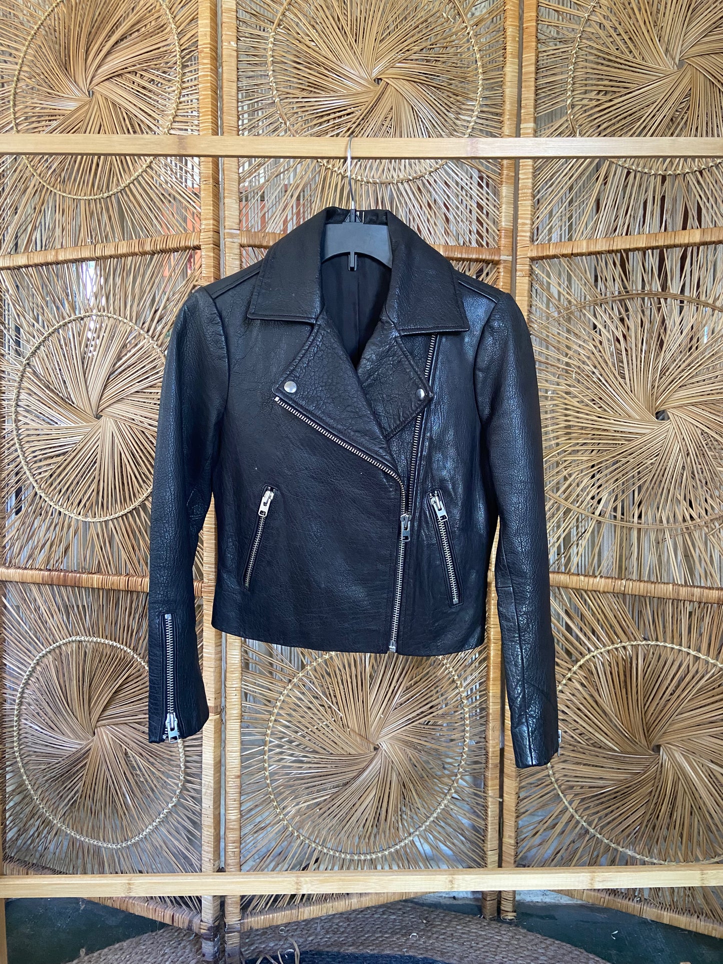 Topshop Women's Leather Jacket