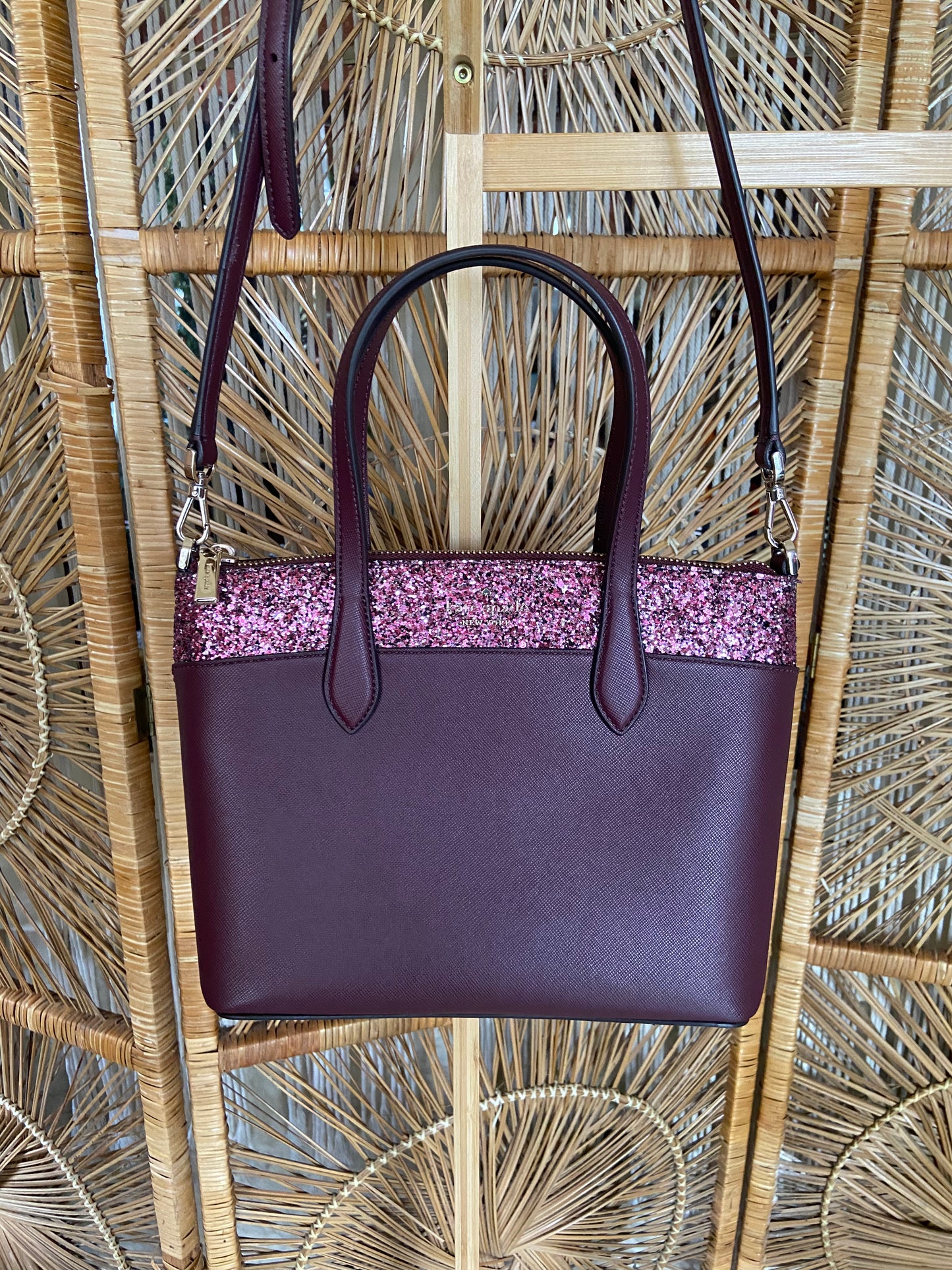 kate spade Purple/Glitter Crossbody