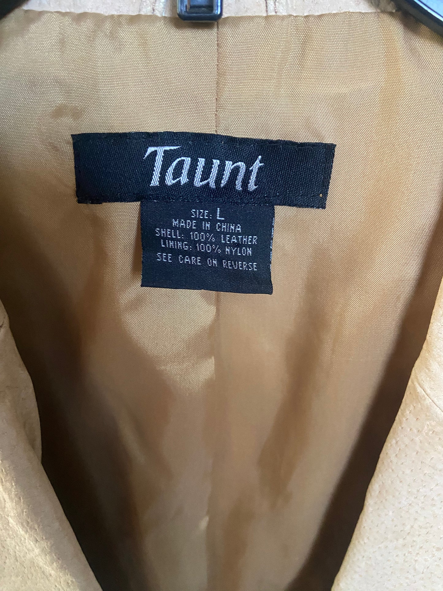 Vintage Taunt Real Leather Jacket