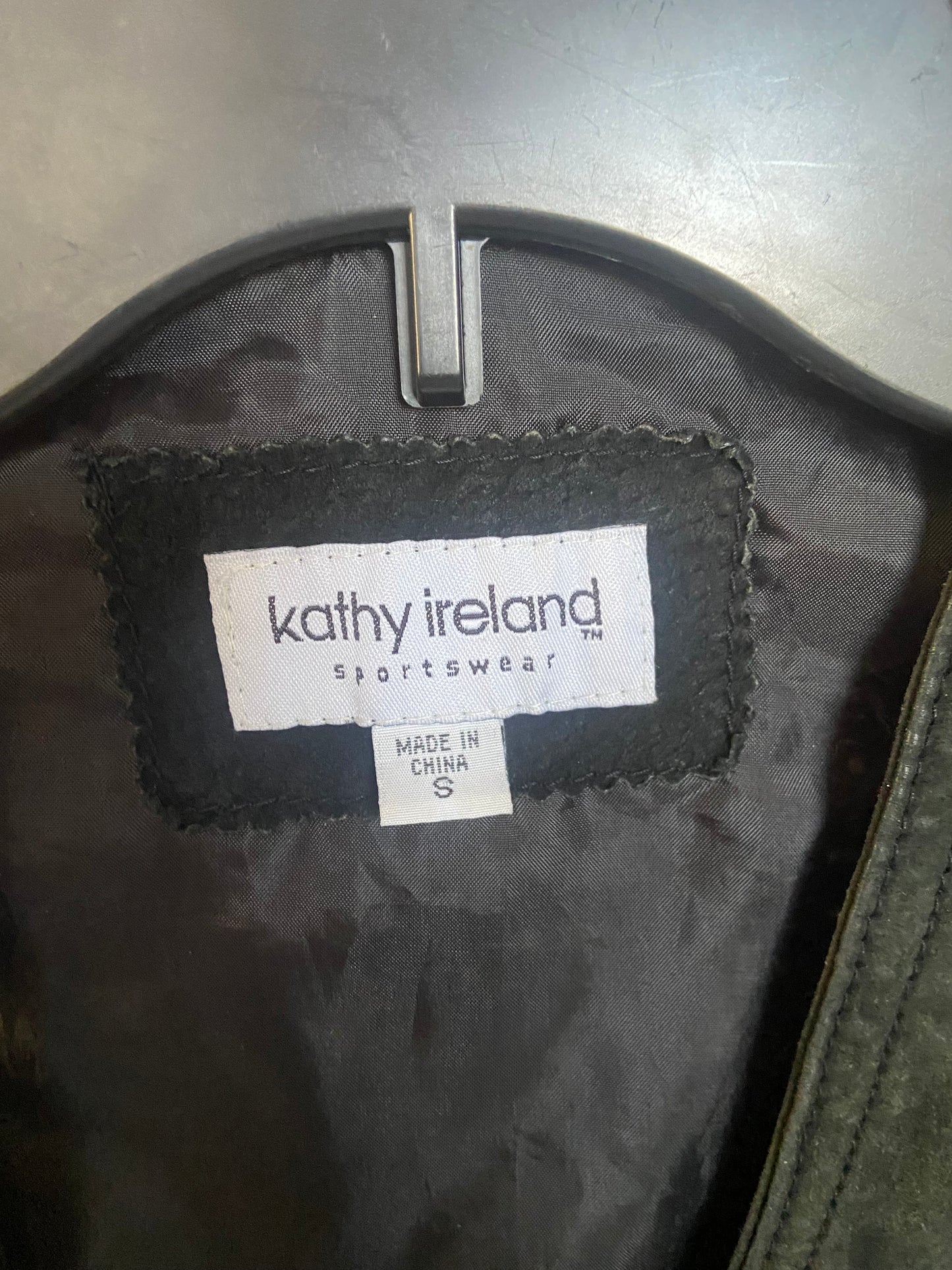 Vintage Kathy Ireland Genuine Leather Vest