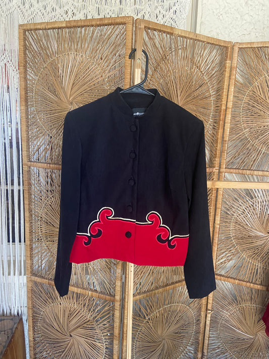 Vintage Red/Black Jacket