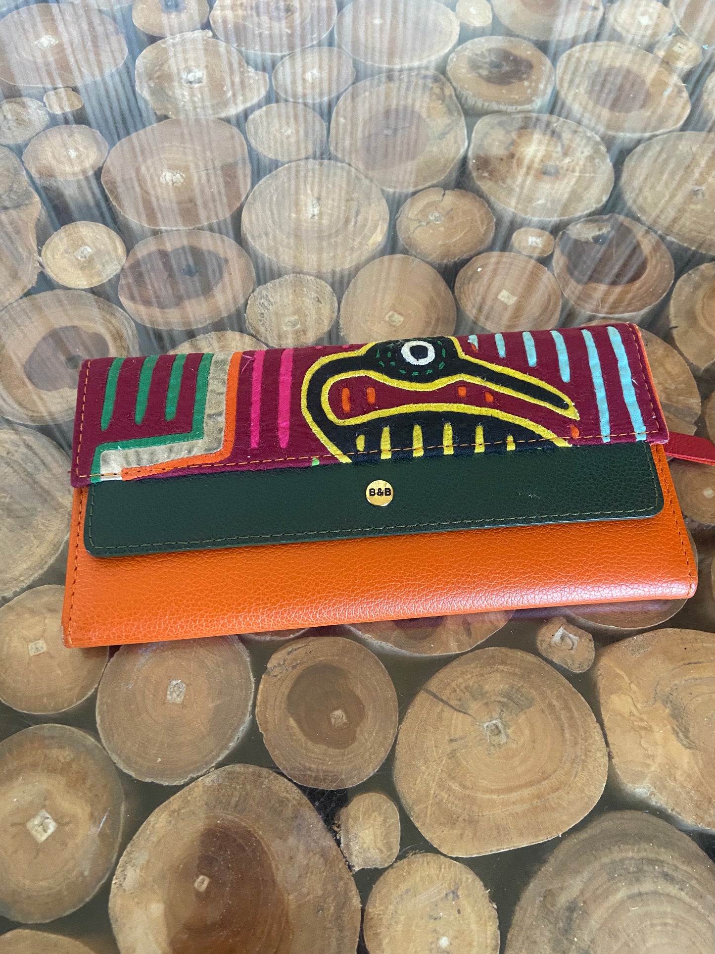 Vibrant Colorful Leather Wallet