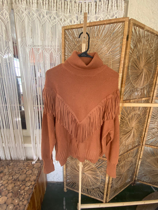 Fringe Western Sweater